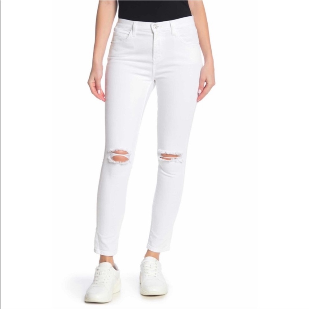 Current/Elliot The High Waist Distressed jeans